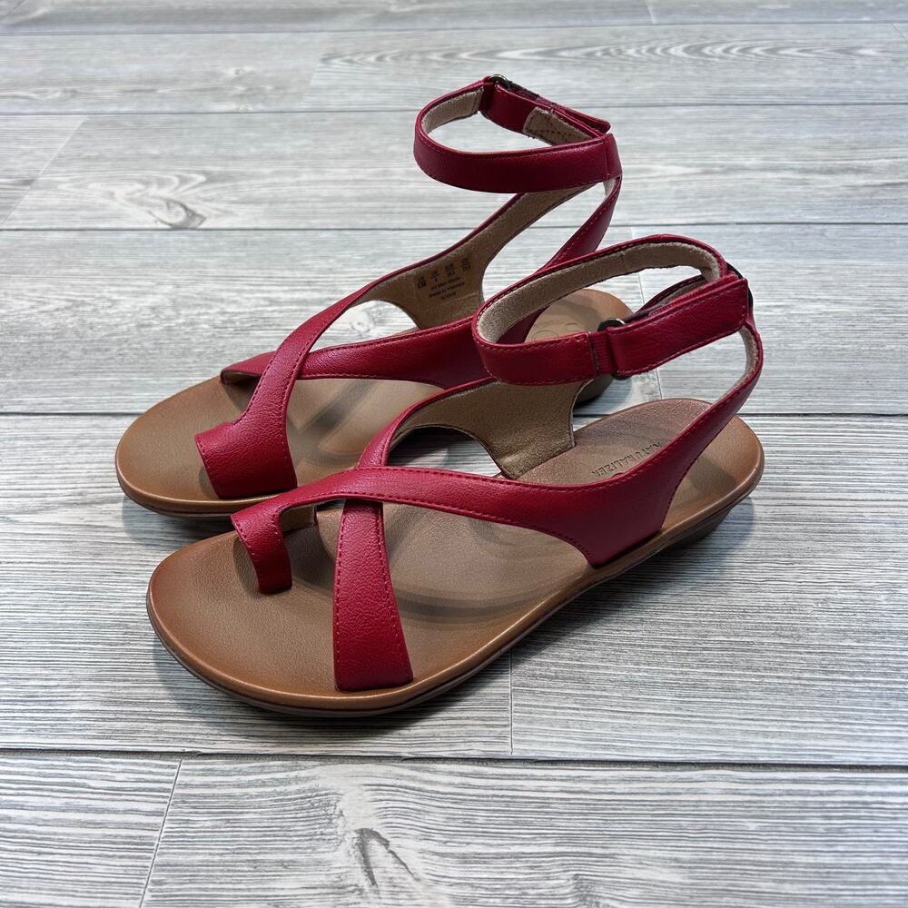 SOUL Naturalizer Sivan Strappy Sandals Ruby Red 6.5 NWT
